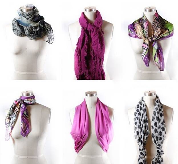 Женский шарф - самый популярный аксессуар! 58 образов