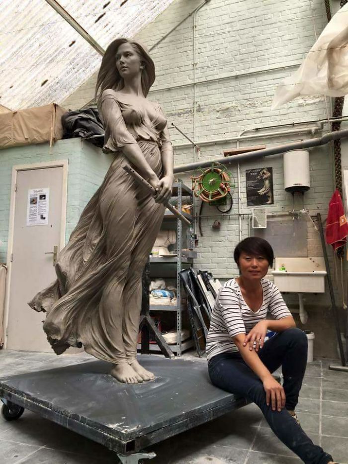 Поразительные скульптуры китаянки Лу Ли Рон