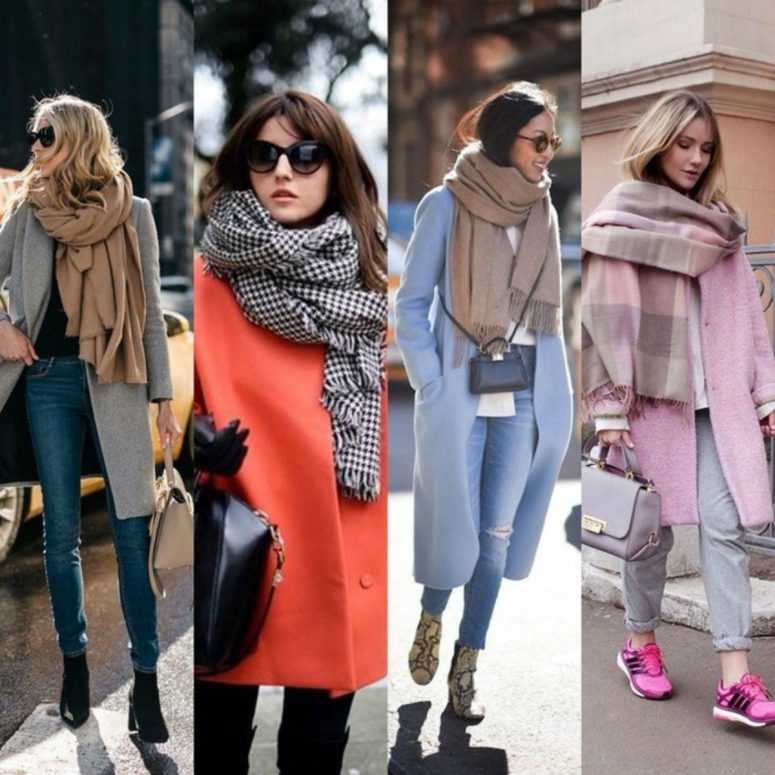 Советы, которые помогут выглядеть стильно: как правильно носить шарф