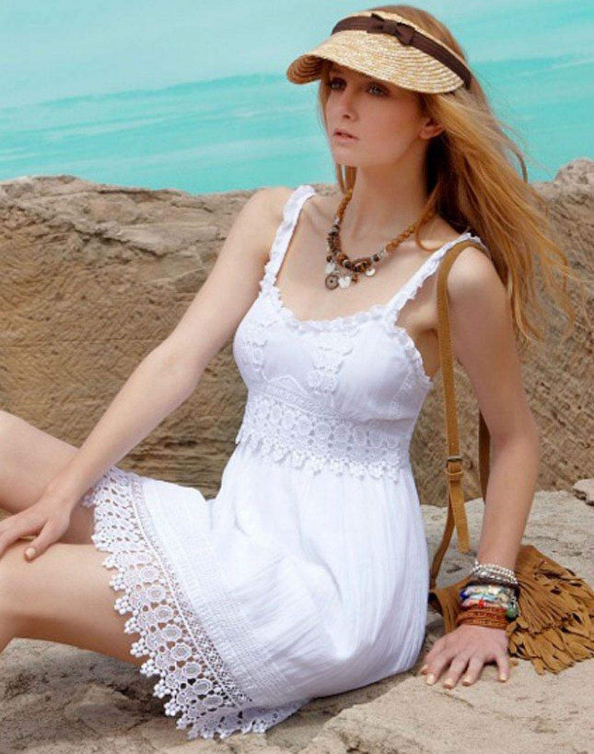 Белое бохо, или Сказочная одежда для королевы летнего пляжа